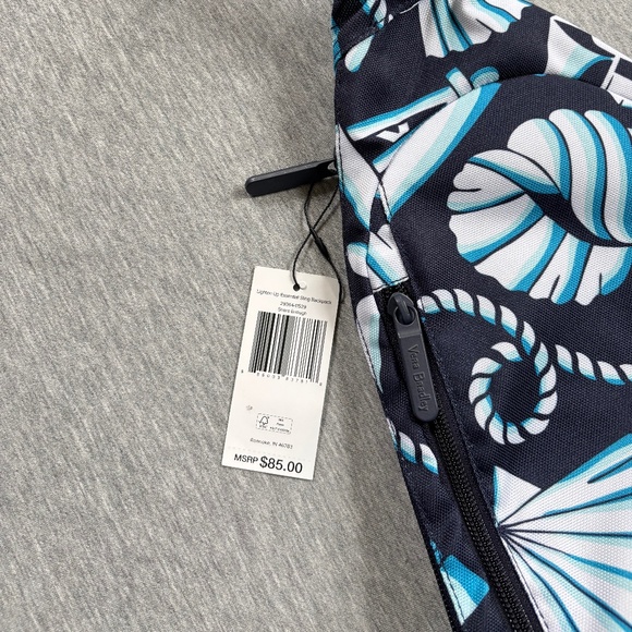 Vera Bradley Blue Nautical Sling Bag Backpack Lighten Up Essential Shore Enough main image 5